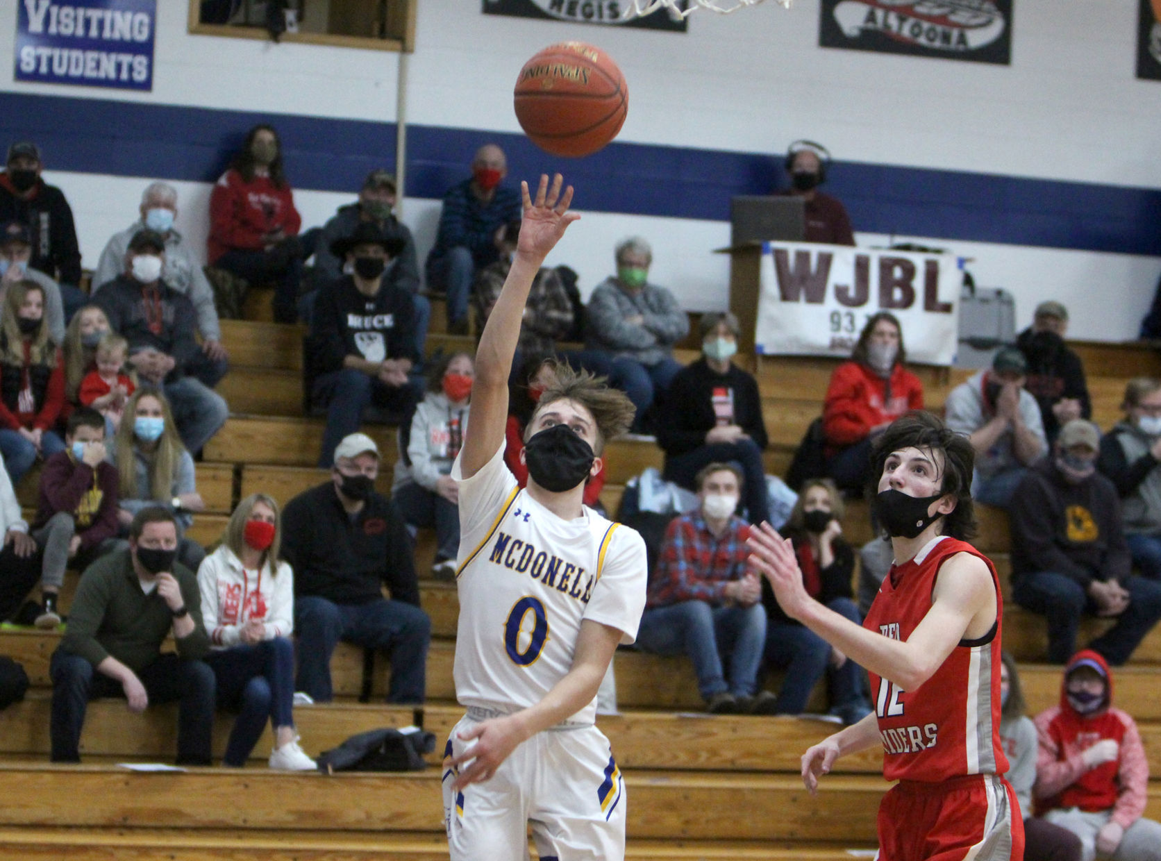 Bruce at McDonell boys basketball 2-19-21